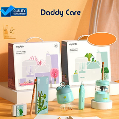 Bộ gọt bút Chì tự động kèm tẩy Cao Cấp Mideer Artist Electric Stationery, đồ dùng học tập cho bé