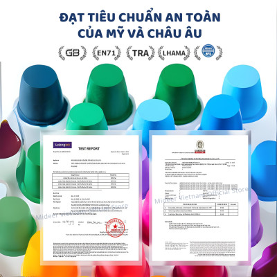 Màu sáp dầu, bút sáp lụa vặn hữu cơ Mideer Silky Crayon kèm quai cho bé 12-24-36 màu