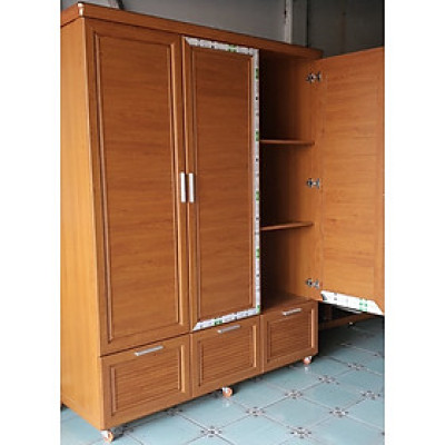 Tủ áo nhôm siêu bền Grando ECo Juno Sofa 1m5 x 1m9, hoàn toàn bằng nhôm lá cứng