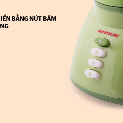 MÁY XAY SINH TỐ SUNHOUSE SHD5112 Xanh - Hàng Chính Hãng - Bảo Hành 12 Tháng Toàn Quốc