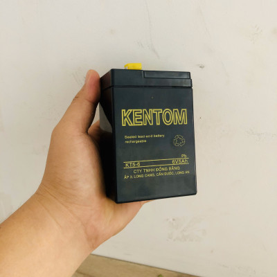 Bình ắc quy cho đèn sạc, xe đồ chơi trẻ em 6V 4.5AH