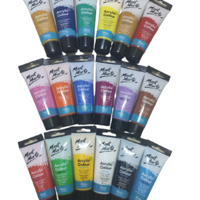 Combo 18 Màu Acrylic Colour Signature MONT MARTE