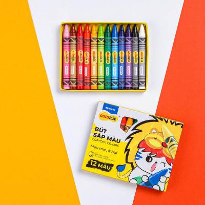 Sáp Màu Colokit CR-C016 - 12 Màu