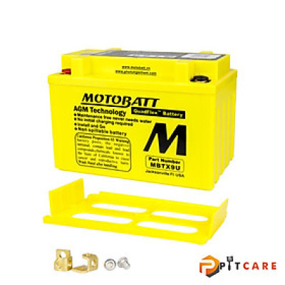 Bình Ắc Quy MotoBatt Quadflex MBTX9U 12V 10.5Ah CCA160 Cho Nhiều Dòng PKL Thông Dụng
