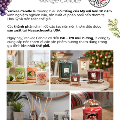 Chụp nến trang trí Yankee Candle - Antique Gold Scroll