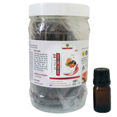 Hà thủ ô đỏ MẸ KEN hũ 500gr loại viên mật ong rừng - tặng 1 chai mẫu thử tinh dầu tràm gió nguyên chất MẸ KEN