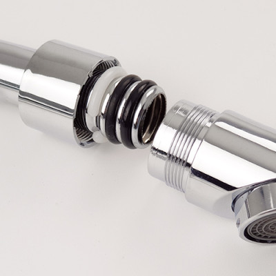 Vòi rửa chén lạnh Đồng mạ Chrome Eurolife EL-RC04 (Trắng bạc)