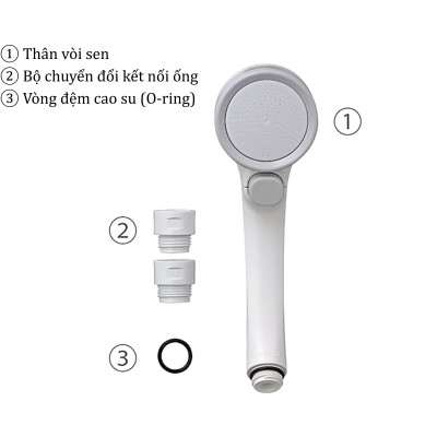 Bộ vòi sen tắm WT có nút dừng Takagi (JSB122AS)