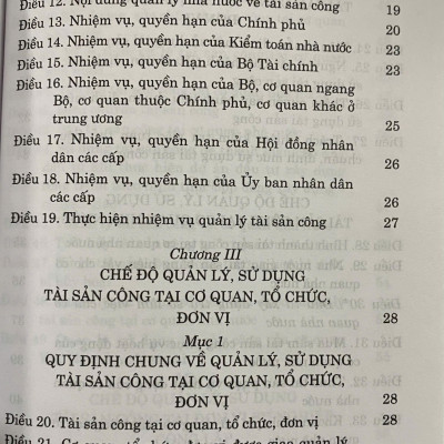 Luật Quản lý, sử dụng tài sản công ( hiện hành) ( sửa đổi năm 2020)