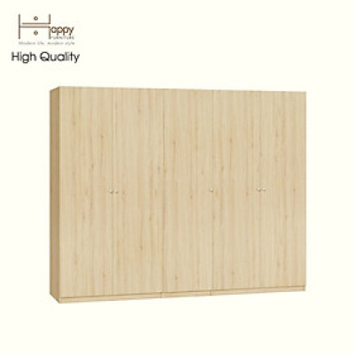 [Happy Home Furniture] SCANDINA, Tủ quần áo 5 cửa mở 2m5x2m ,250cm x 60cm x 201cm ( DxRxC), TCM_091