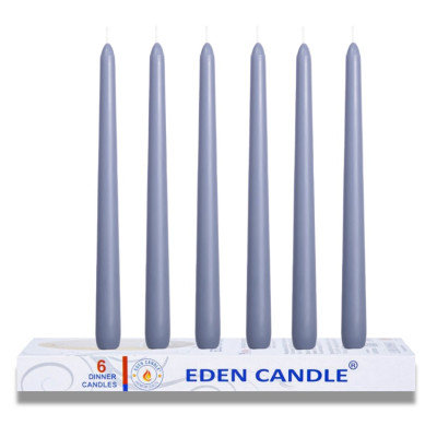 Hộp 6 nến thơm taper Eden Candle FTRAMART EDC2331 25 cm (Than củi)