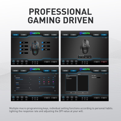 Chuột led gaming macro X11 7200dpi chống mỏi cổ tay cho máy tính hàng nhập khẩu