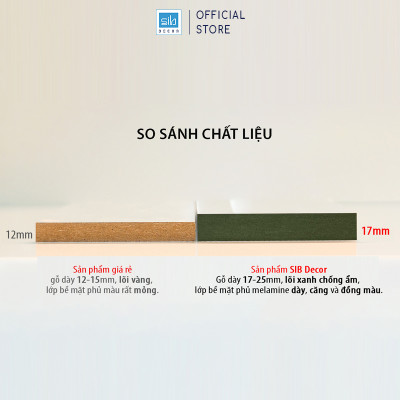 Kệ Đầu Giường Đơn Giản Halie Thương Hiệu SIB Decor KDG11