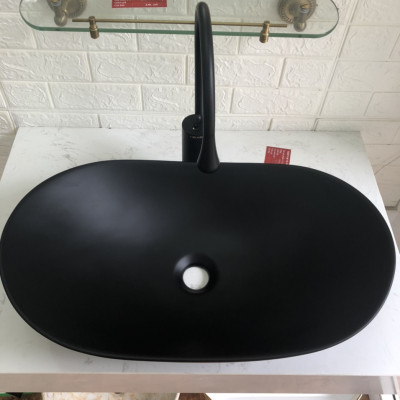 CHẬU LAVABO THUYỀN ĐEN TUYỀN GRVL 0990