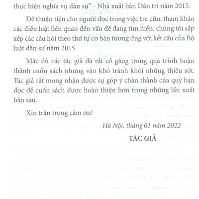 Câu Hỏi Thường Gặp Trong Lĩnh Vực Dân Sự