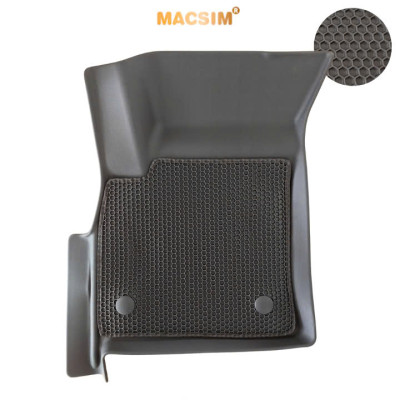 Thảm ô tô sd3 2 lớp dạng lưới lục giác Toyota fortuner 2017- (đen) - bề mặt cao su siêu sạch - Macsim