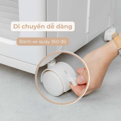 TỦ GẤP SIZE L - TỦ ĐỰNG QUẦN ÁO ĐA NĂNG CAO CẤP