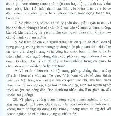 Hỏi Đáp Pháp Luật Về Phòng, Chống Tham Nhũng