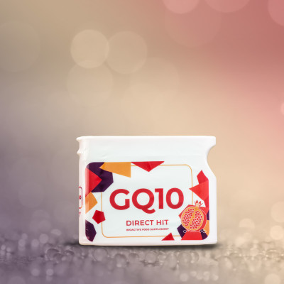 Thực Phẩm Sức Khỏe GQ10 Direct Hit - Công thức thanh xuân - PROJECT V - Hộp 60 Viên nang - Xuất xứ Pháp, Hàng Chính Hãng