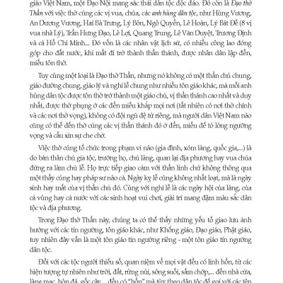 Tín Ngưỡng Của Các Dân Tộc Việt Nam (Tái bản 2025)