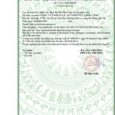 GO MULTI TEEN EVERYDAY 30 VIÊN – Viên uống cho tuổi teen nhập khẩu chính hãng GO Healthy New Zealand