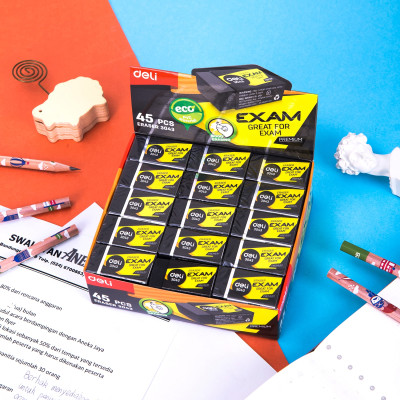 Gôm Tẩy 2B Deli, 40×22×12Mm, Đen - 1 Viên - E3043