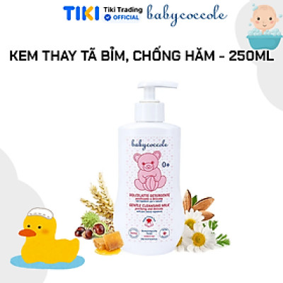 Kem thay tã bỉm và chống hăm Babycoccole 0M+- 250ml
