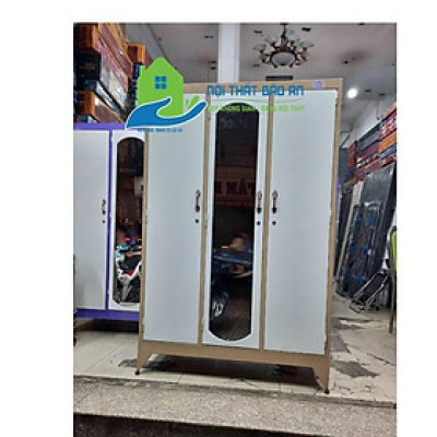 Tủ sắt màu kem sơn tĩnh điện 1m8x1m2