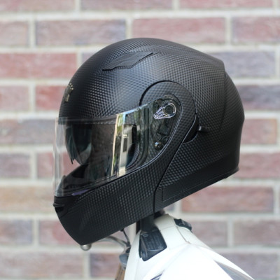 Mũ Fullface Royal M179 lật hàm sơn vân carbon, bảo hành chính hãng 12 tháng