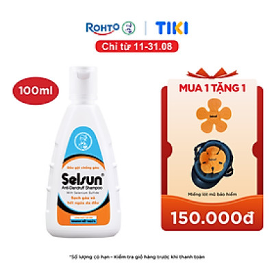 Dầu gội Selsun chống gàu, sạch gàu & hết ngứa da đầu Selsun Anti-Dandruff Shampoo 100ml