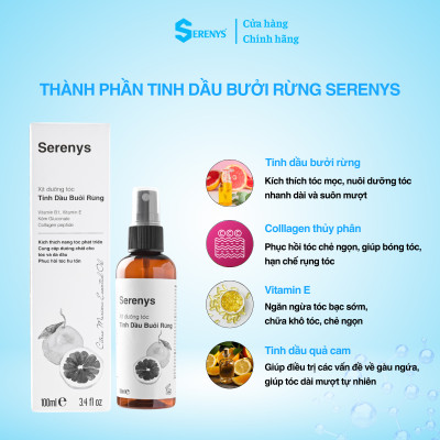 Nước dưỡng tinh dầu bưởi Serenys kích thích mọc tóc