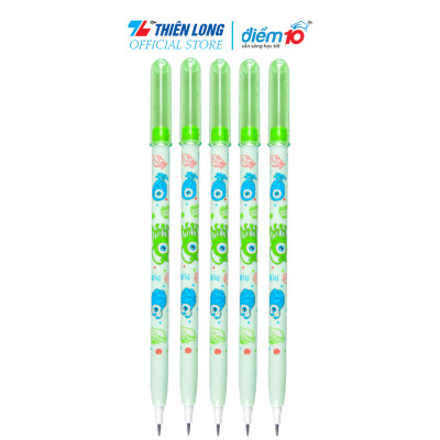 Bút chì khúc Thiên Long Điểm 10 TP-PC005 - Lõi chắc chắn nét đậm, ít bột chì - Màu ngẫu nhiên