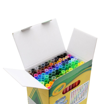 Bộ Bút Lông 100 Màu Super Tips Washable Markers - Crayola 585100