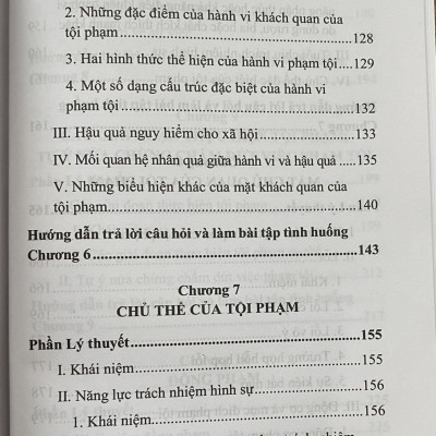 Hướng dẫn môn học Luật Hình Sự  -Tập 1 - Phần Chung 