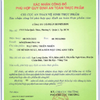 Mật ong 5 sạch Honeyboy 1KG