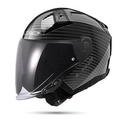 Mũ Bảo Hiểm 3/4 Hai Kính LS2 OF603 Infinity II Carbon