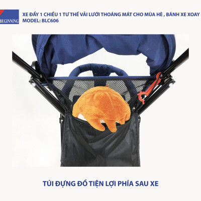 Xe đẩy lưới siêu nhẹ - thoáng khí