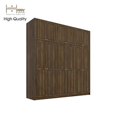 [Happy Home Furniture] ELEGANT, Tủ quần áo cửa mở 2m4x2m4, 240cm x 54cm x 240cm ( DxRxC), TCM_085