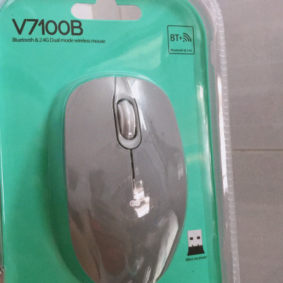 CHUỘT BLUETOOTH CHỐNG ỒN SIMETECH V7100B - HÀNG CHÍNH HÃNG GIAO MÀU NGẪU NHIÊN