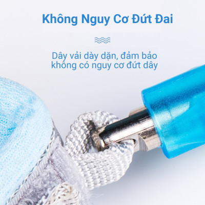 Dây Đai Đeo Tay Chống Lạc KUNBE Dài 2.5M Khóa Nam Châm Cảm Ứng An Toàn Cho Bé