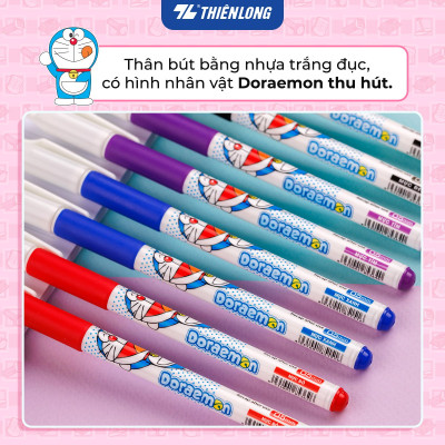 Combo 5 Bút Gel Thiên Long Doraemon GEL-012/DO