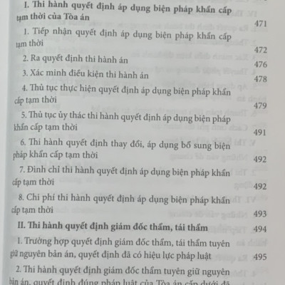Cẩm nang thi hành án dân sự (Tái bản lần thứ hai, có sửa đổi, bổ sung)