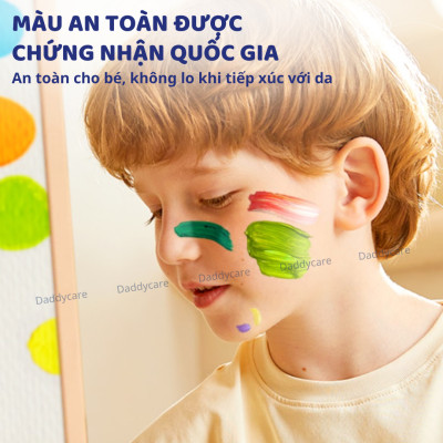 Màu nước gouache Mideer Gouache Paint Bucket cao cấp an toàn cho bé