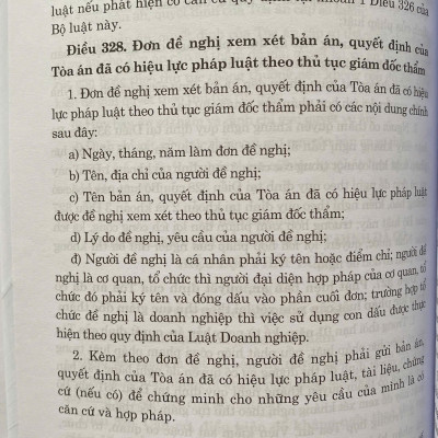 Bộ Luật Tố Tụng Dân Sự ( Sửa Đổi, Bổ Sung Năm 2025)