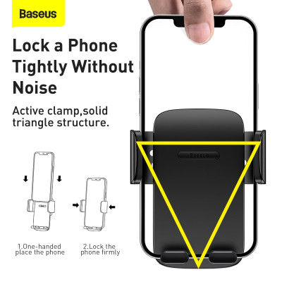 Giá đỡ Baseus Easy Control Pro Clamp Car Mount Holder- hàng chính hãng