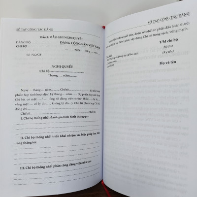 Sổ Tay Công Tác Đảng