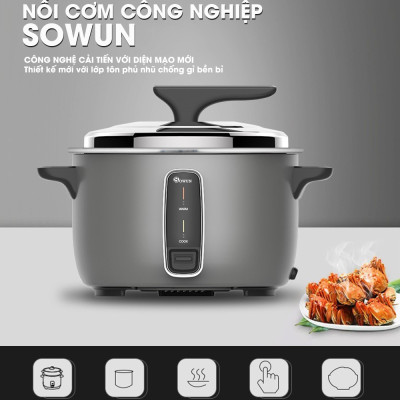 Nồi cơm điện 10 Lít Sowun SW 6930 - Hàng chính hãng
