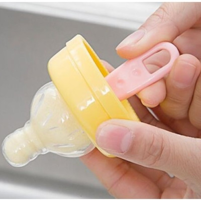 Combo hộp 110 chiếc tăm bông Sanyo kháng khuẩn an toàn cho bé + dụng cụ cọ rửa bình sữa - nội địa Nhật Bản