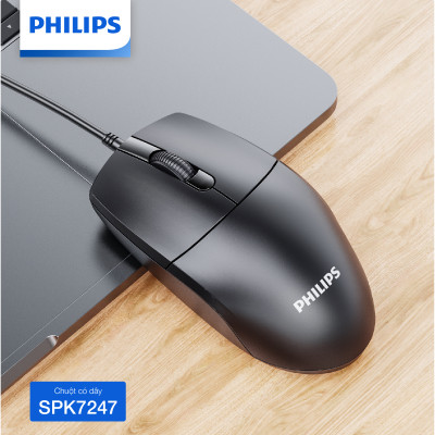 Chuột có dây Philips SPK7247 - Hàng chính hãng