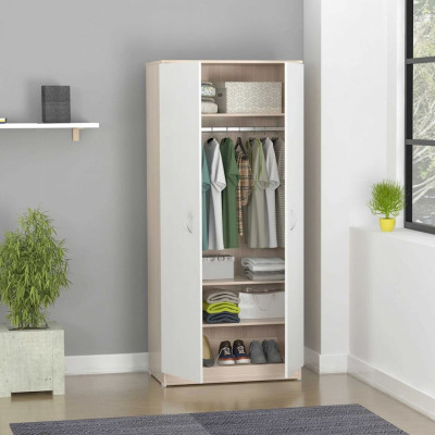 Tủ quần áo 2 cánh SMLIFE Coromandel